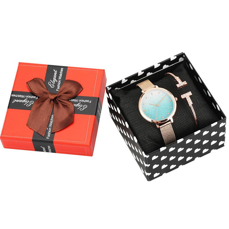 Ladies Quartz Watch Set