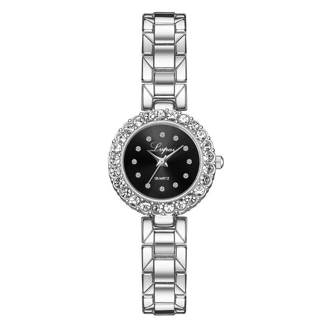 Crystal quartz watch set