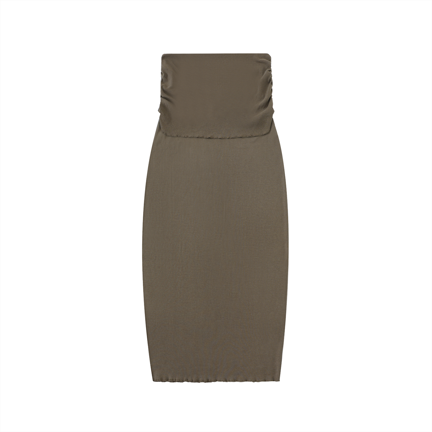 Straight Hip Slim Maxi Skirt
