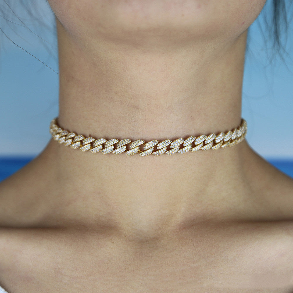 8mm Wide Cuban Chain Necklace