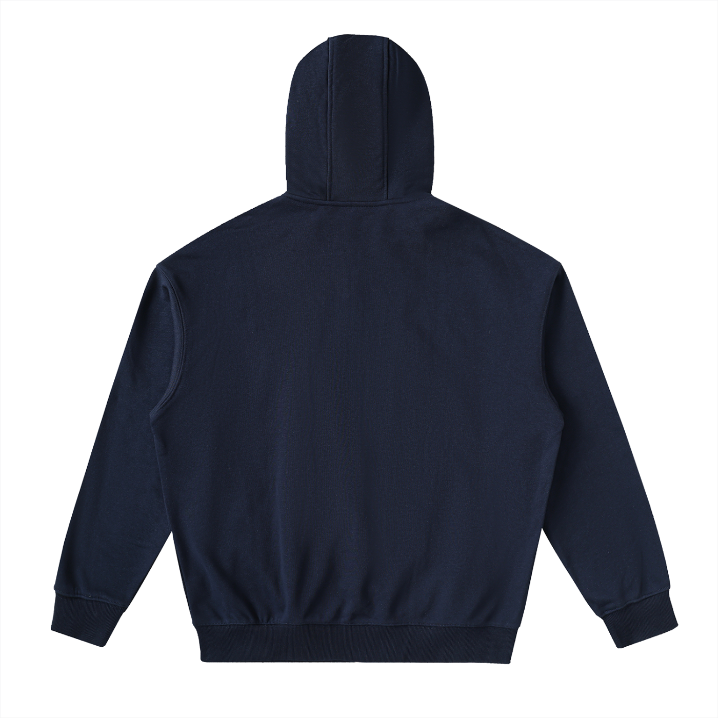Shoulder Drop Zip Up Hoodie