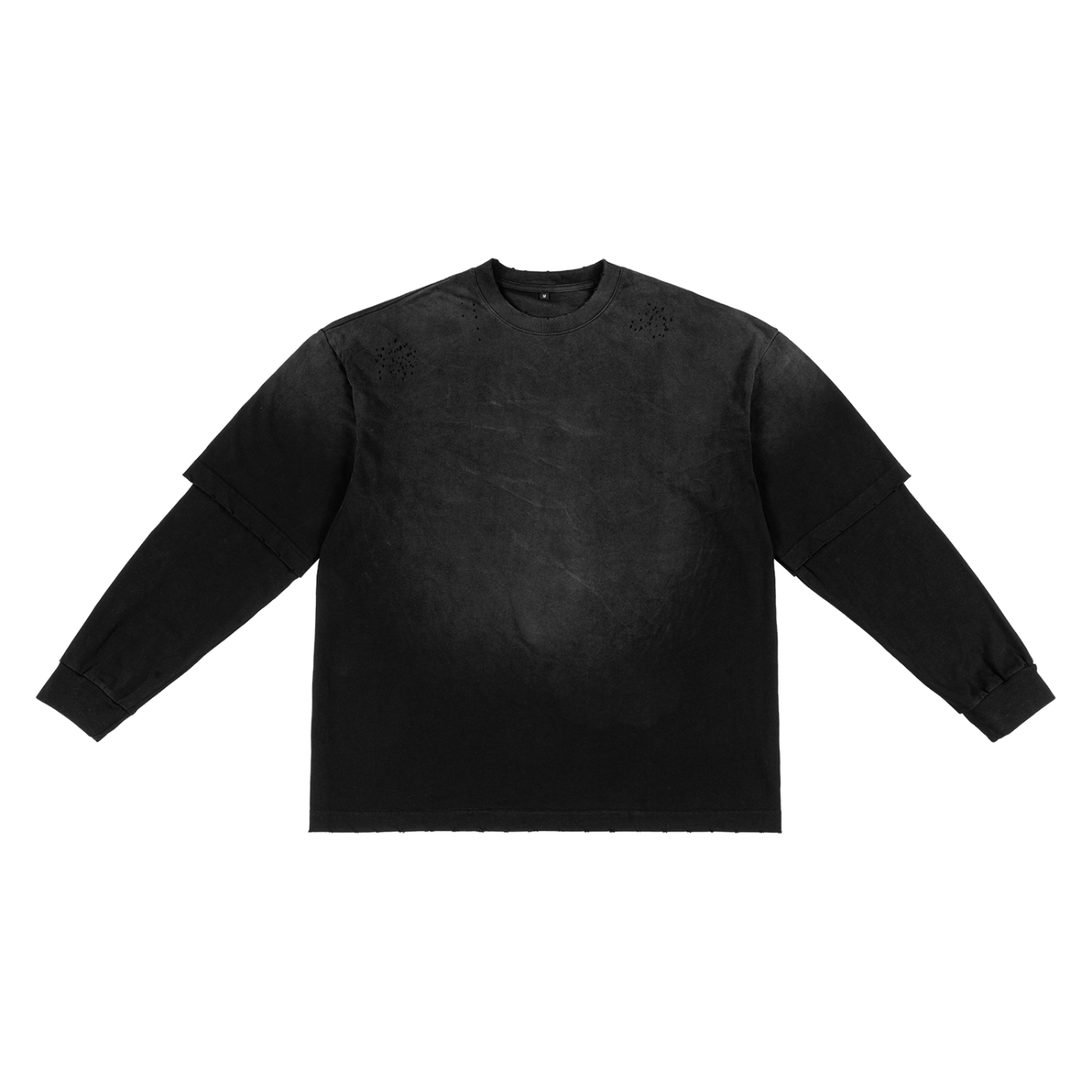 Sunfade Frayed Faux Two-Piece