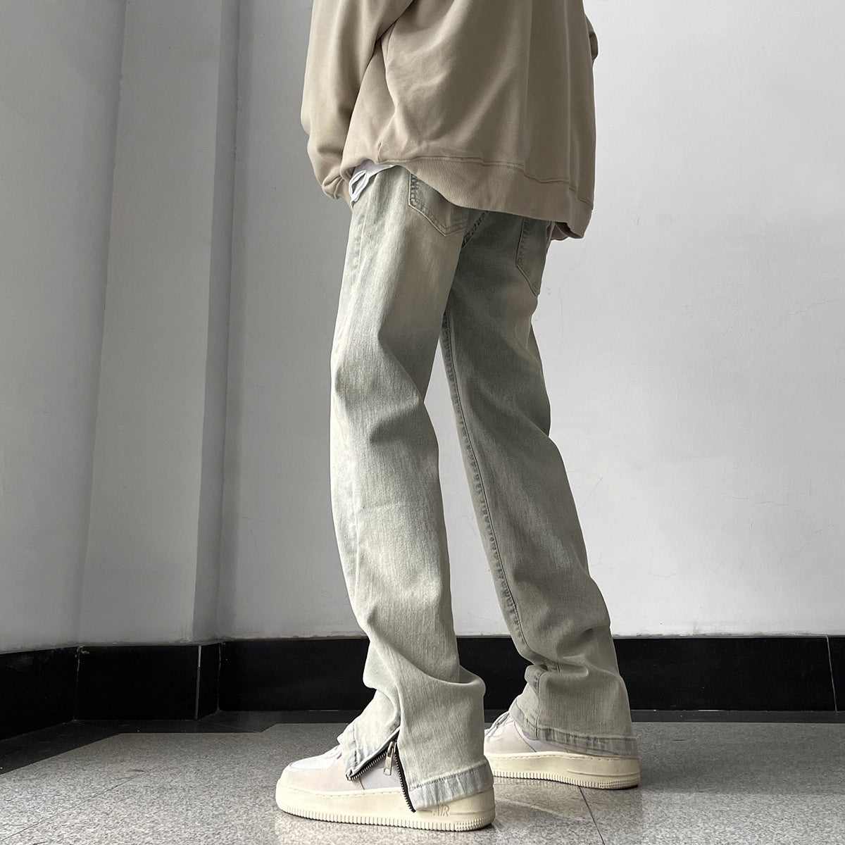 Straight Leg Skinny Jeans