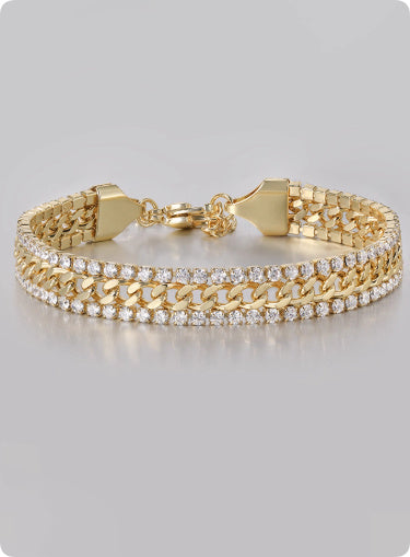 14K Gold Tennis Bracelet