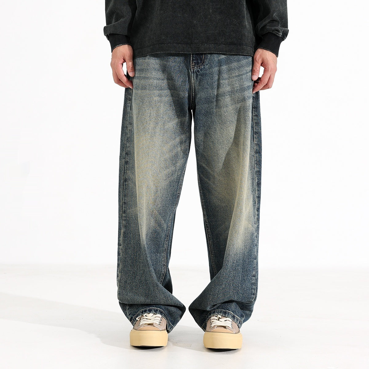 Retro Wide Leg Jeans