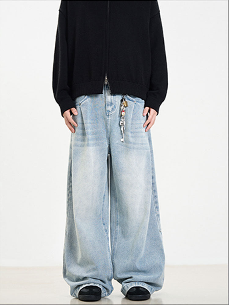 Washed Blue Jeans