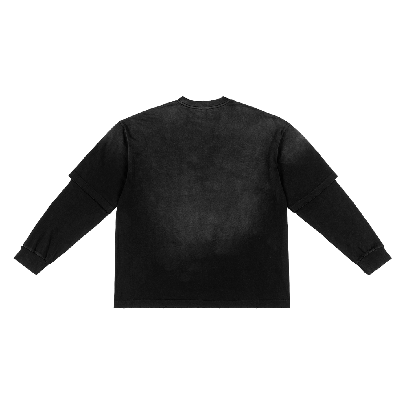 Sunfade Frayed Faux Two-Piece