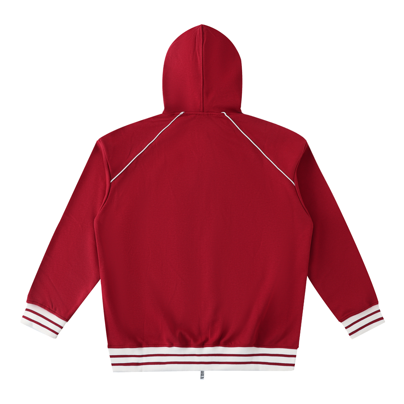 Striped Zip-Up Hoodie