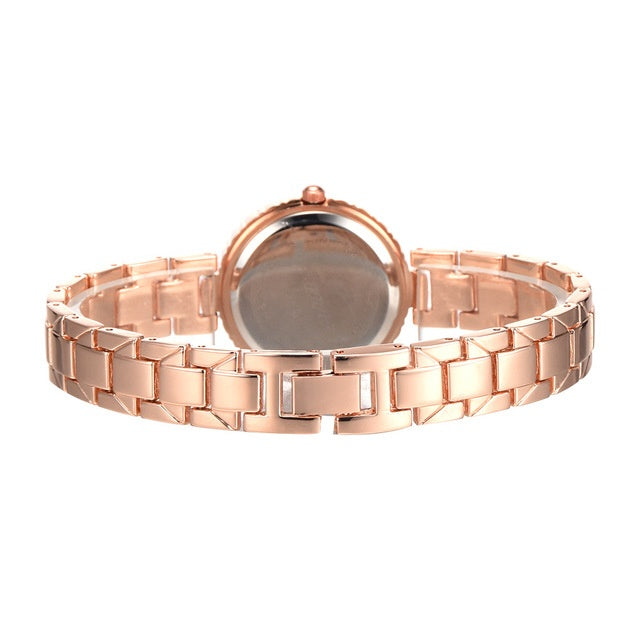 Crystal quartz watch set