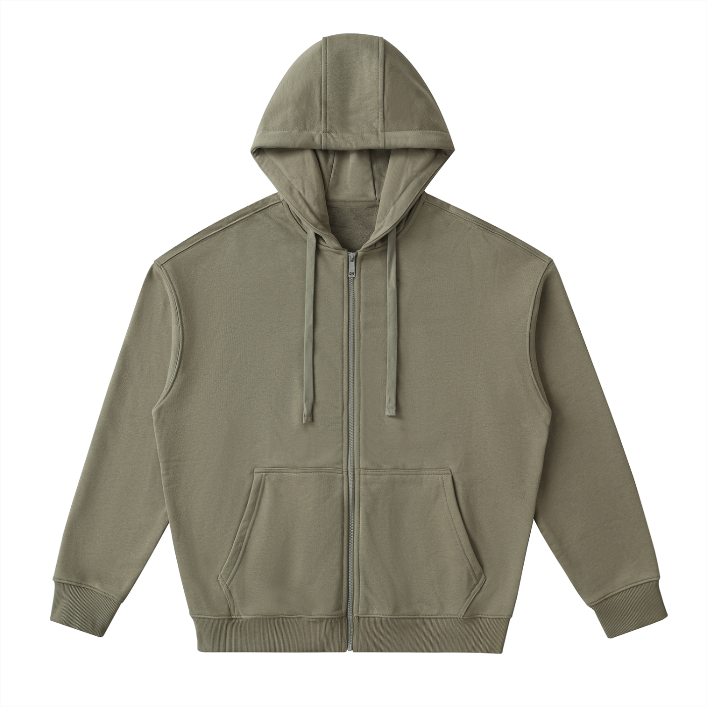 Drop Zip Up Hoodie