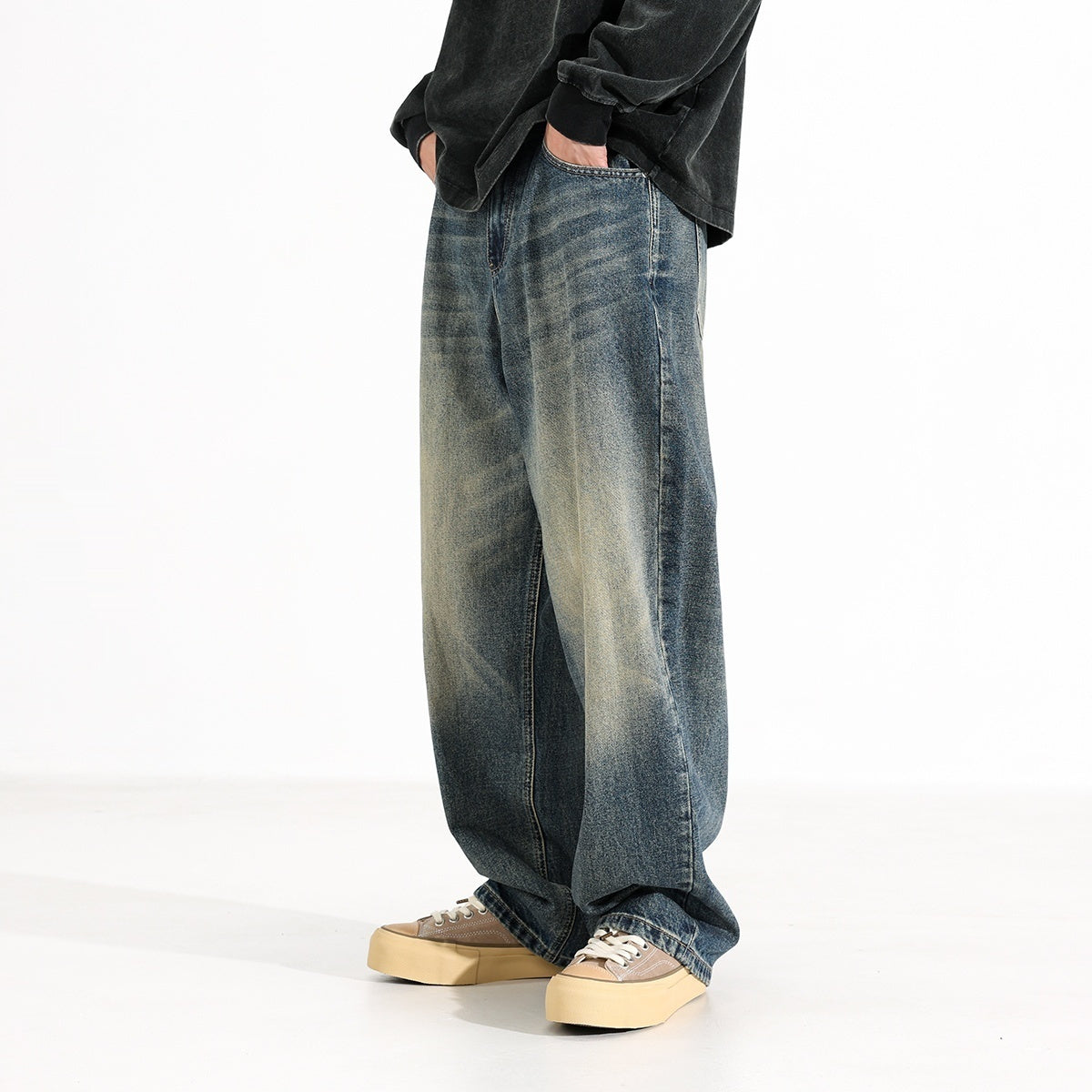 Retro Wide Leg Jeans