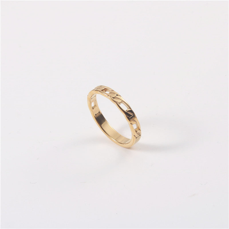 Gold Chain Ring