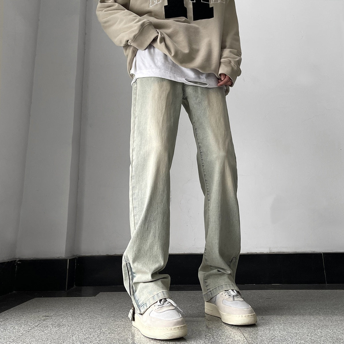 Straight Leg Skinny Jeans