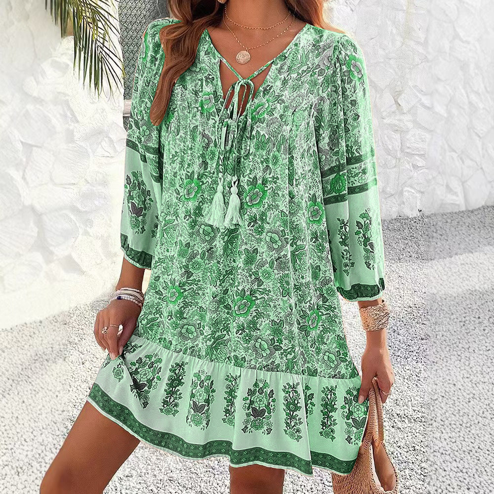 Bohemian Holiday Dress