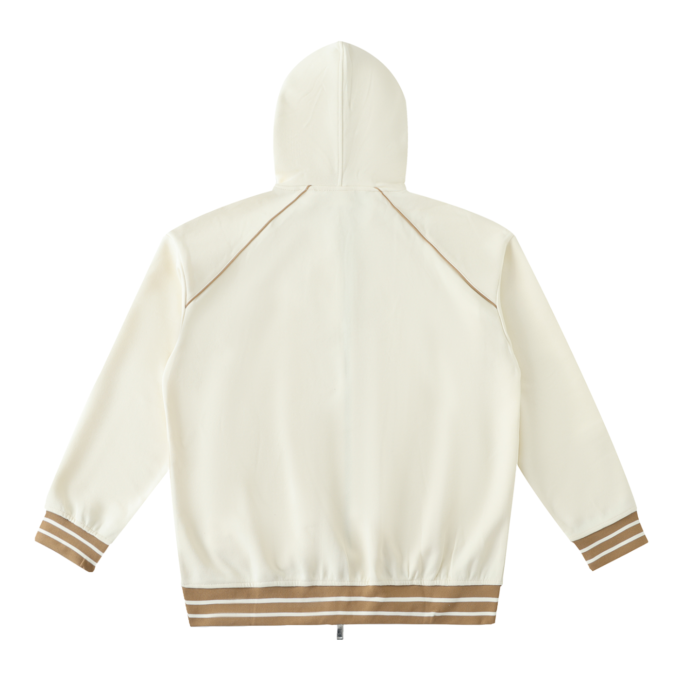 Striped Zip-Up Hoodie