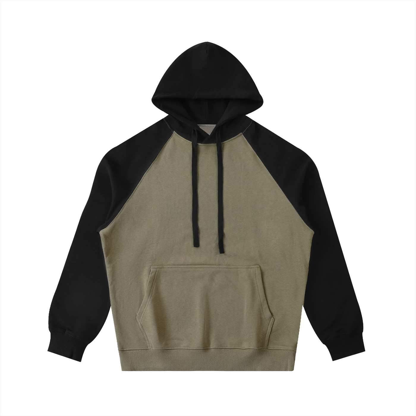 Color-Block Sleeve Hoodie