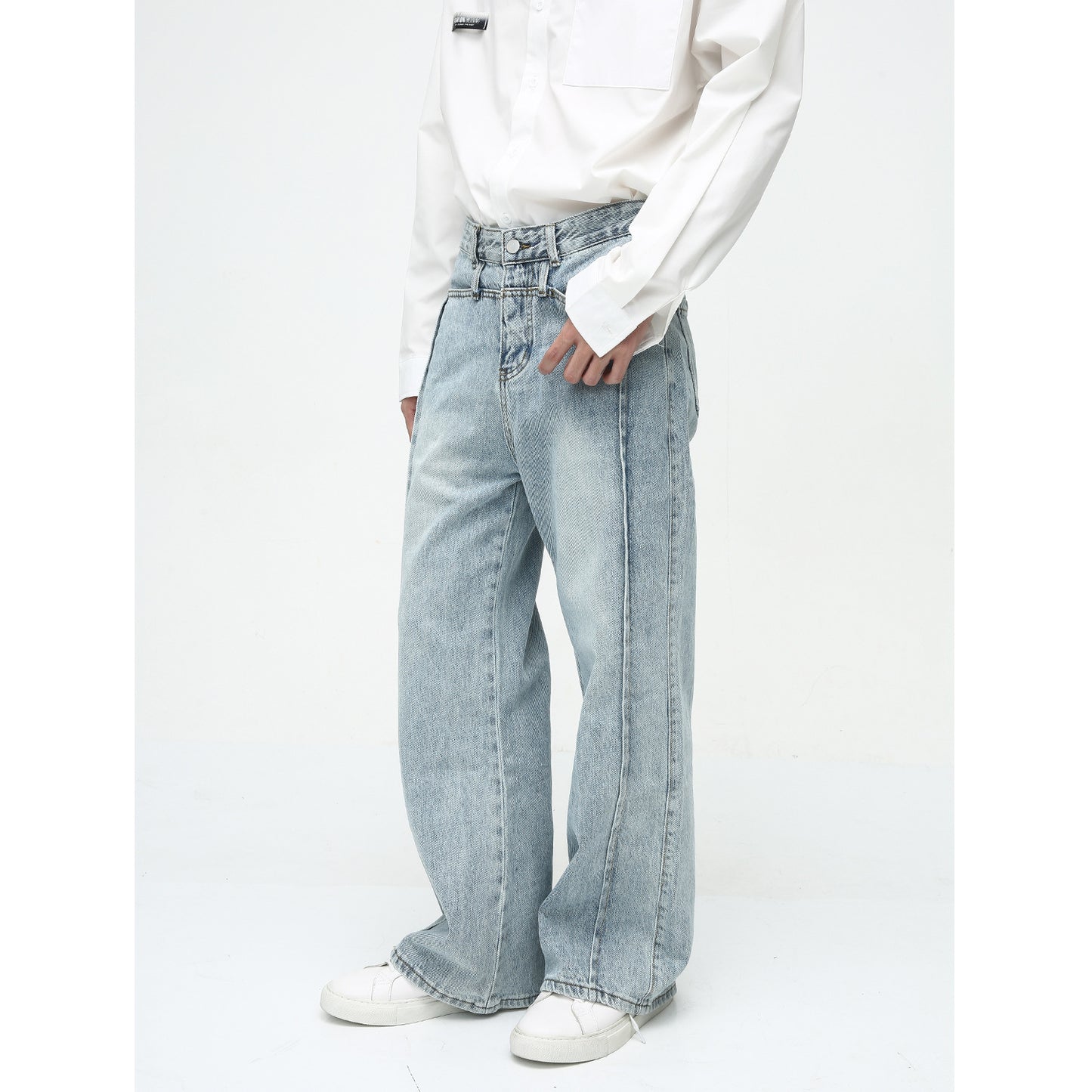 Mens Retro Casual Jeans