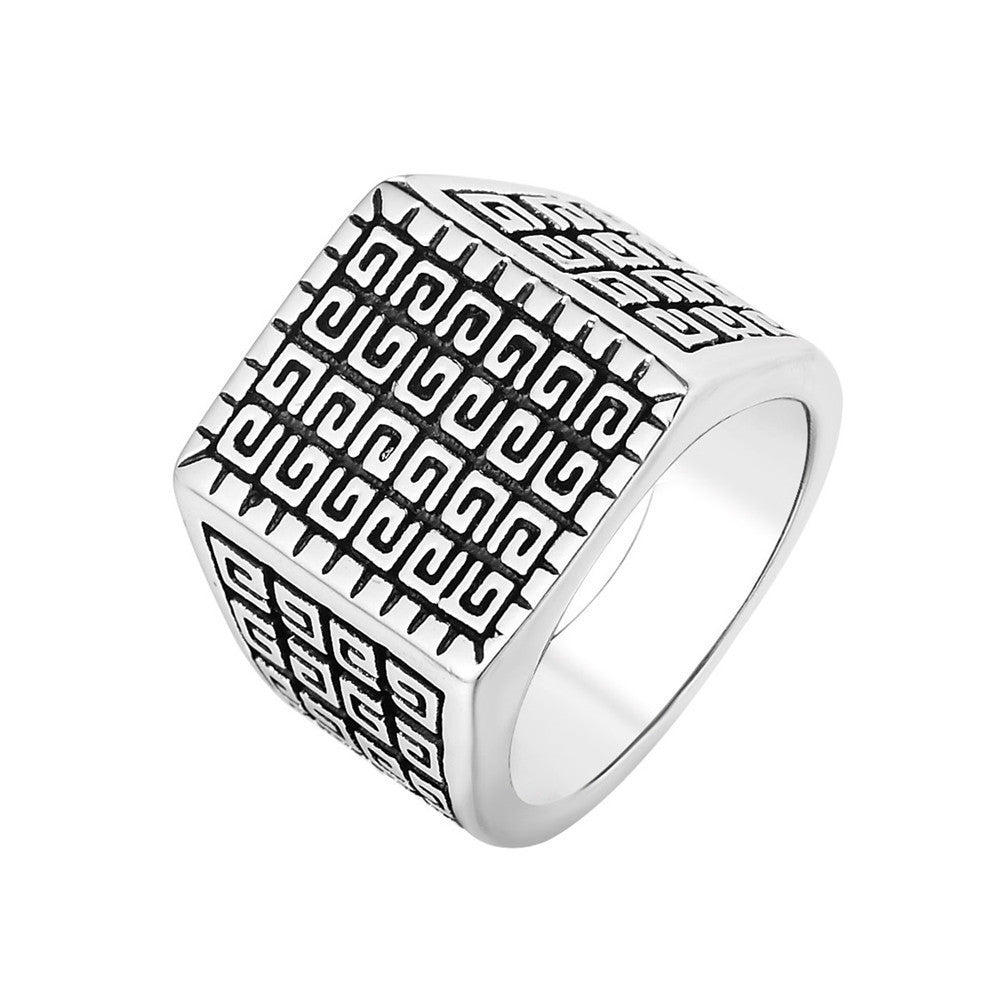 Mens Titanium Steel Ring