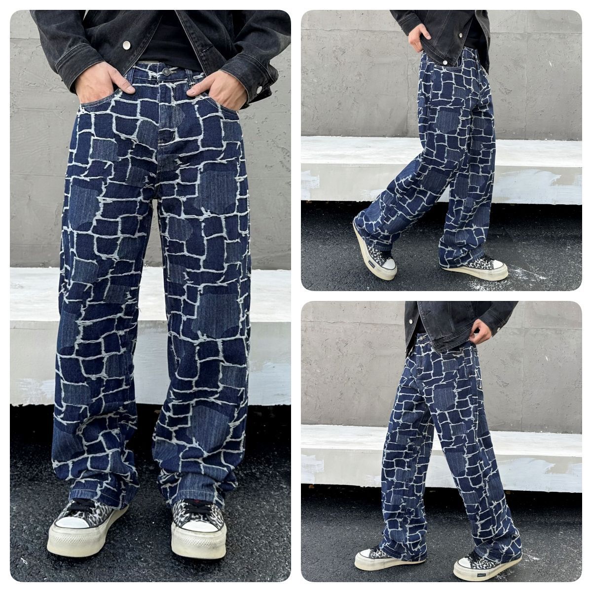 Mens Straight Jeans