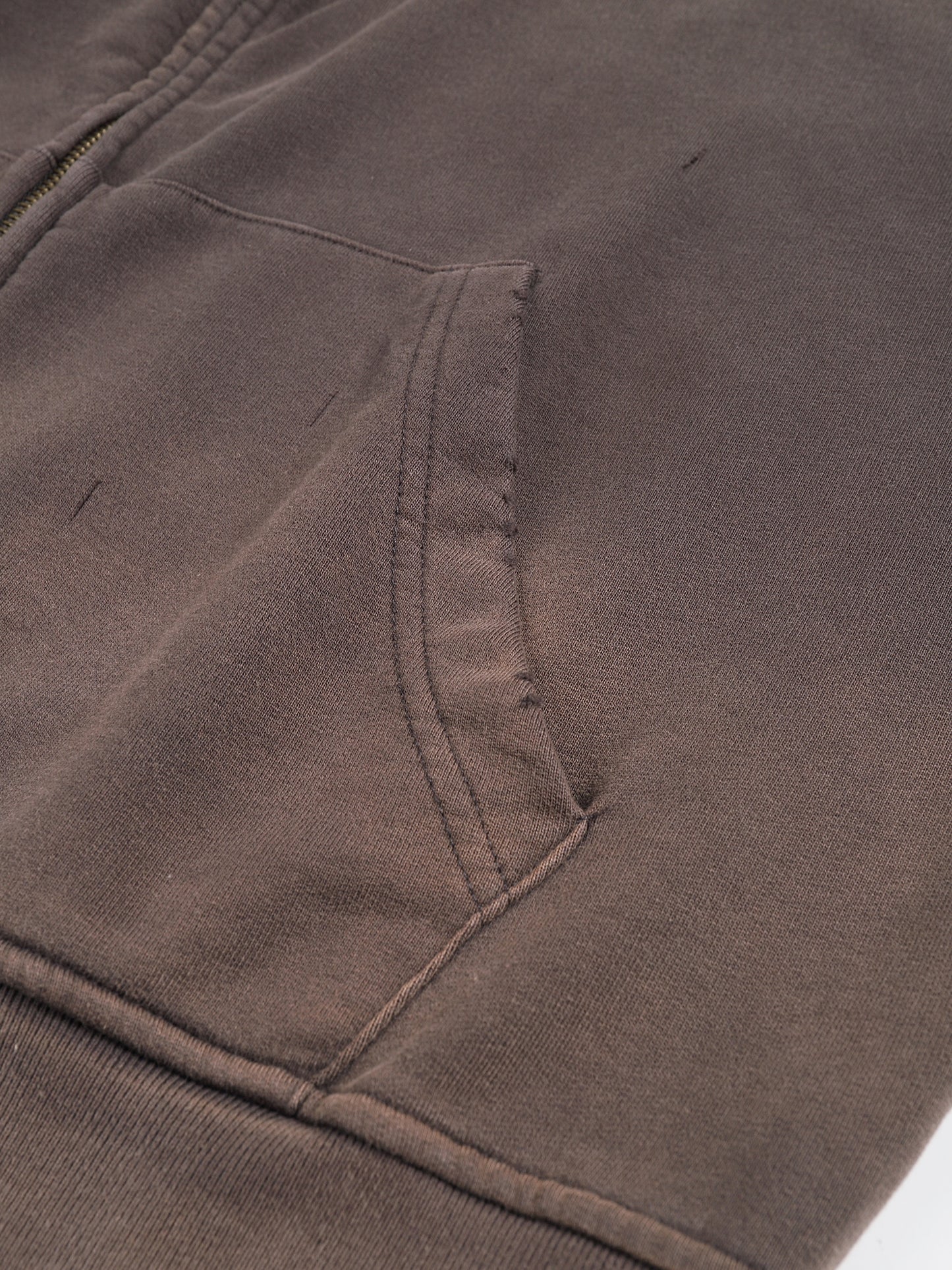 Frayed Sunfade Zip Hoodie