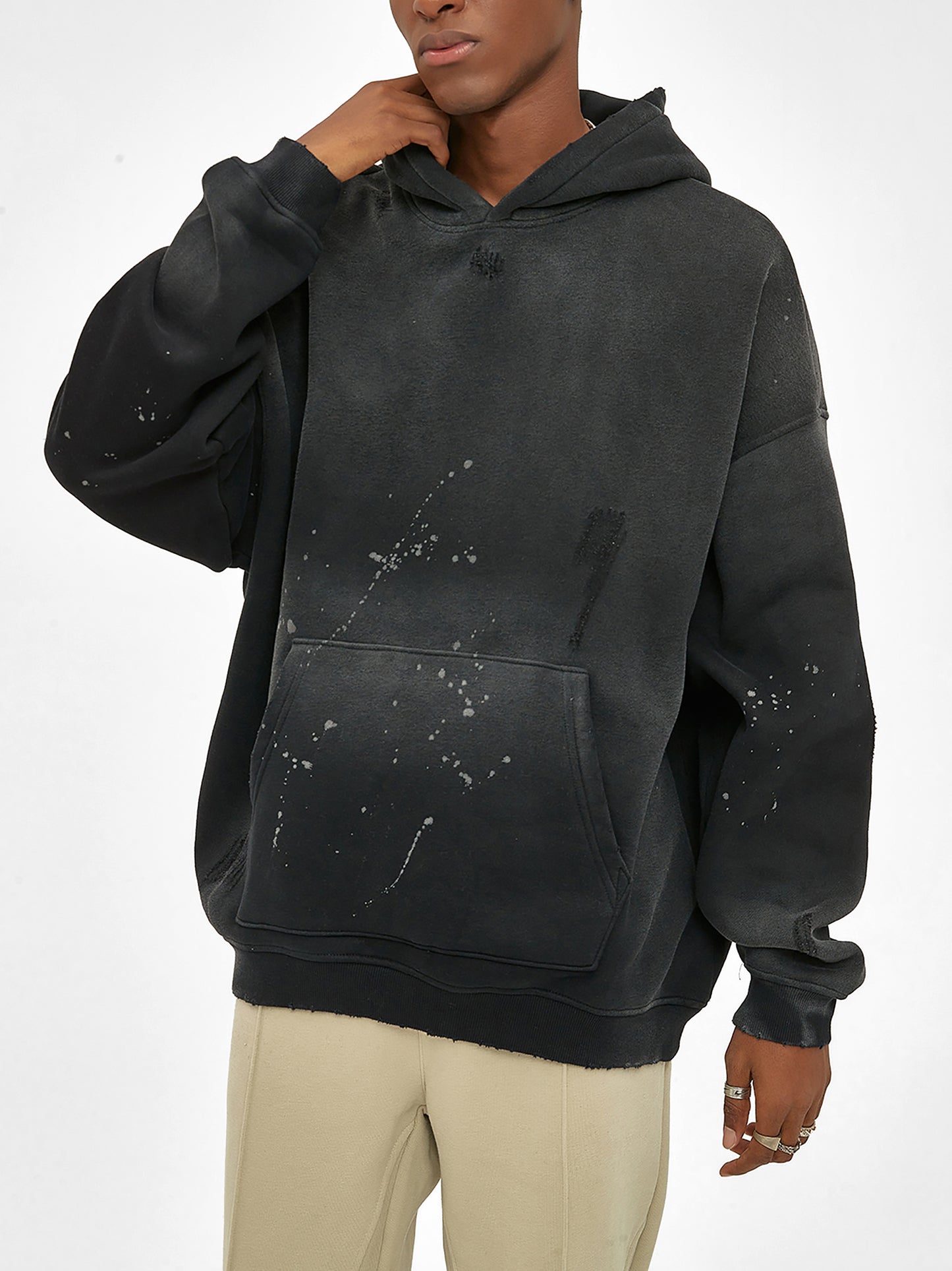 Vintage Frayed Hoodie