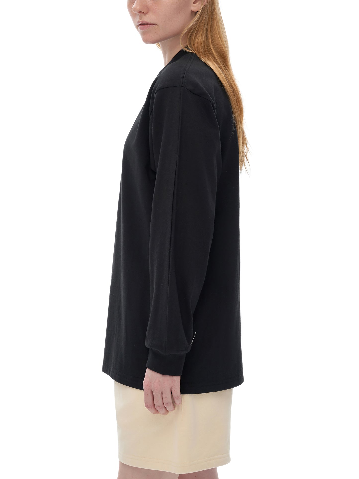 Crew Neck Drop Long Sleeve