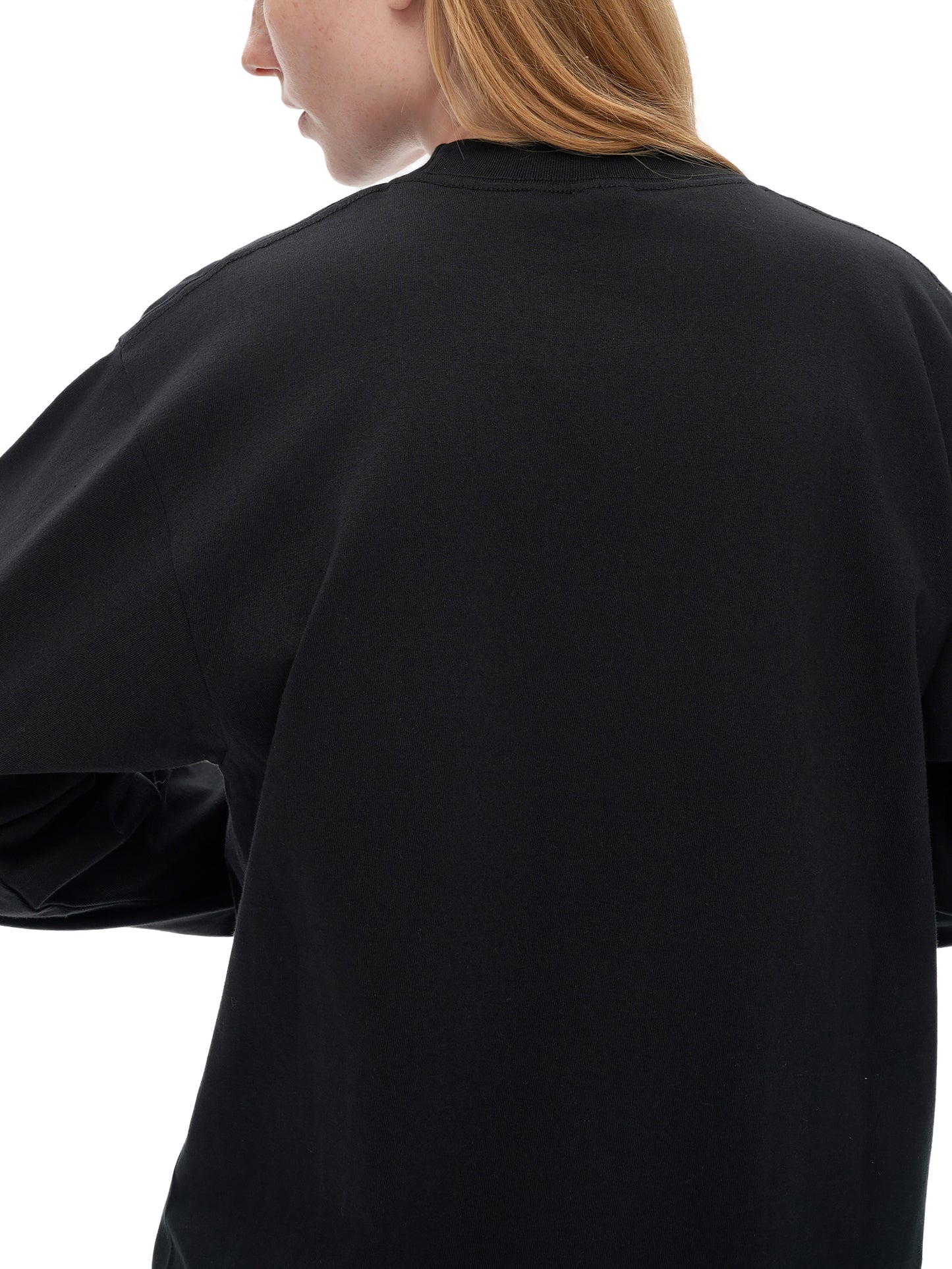 Crew Neck Drop Long Sleeve