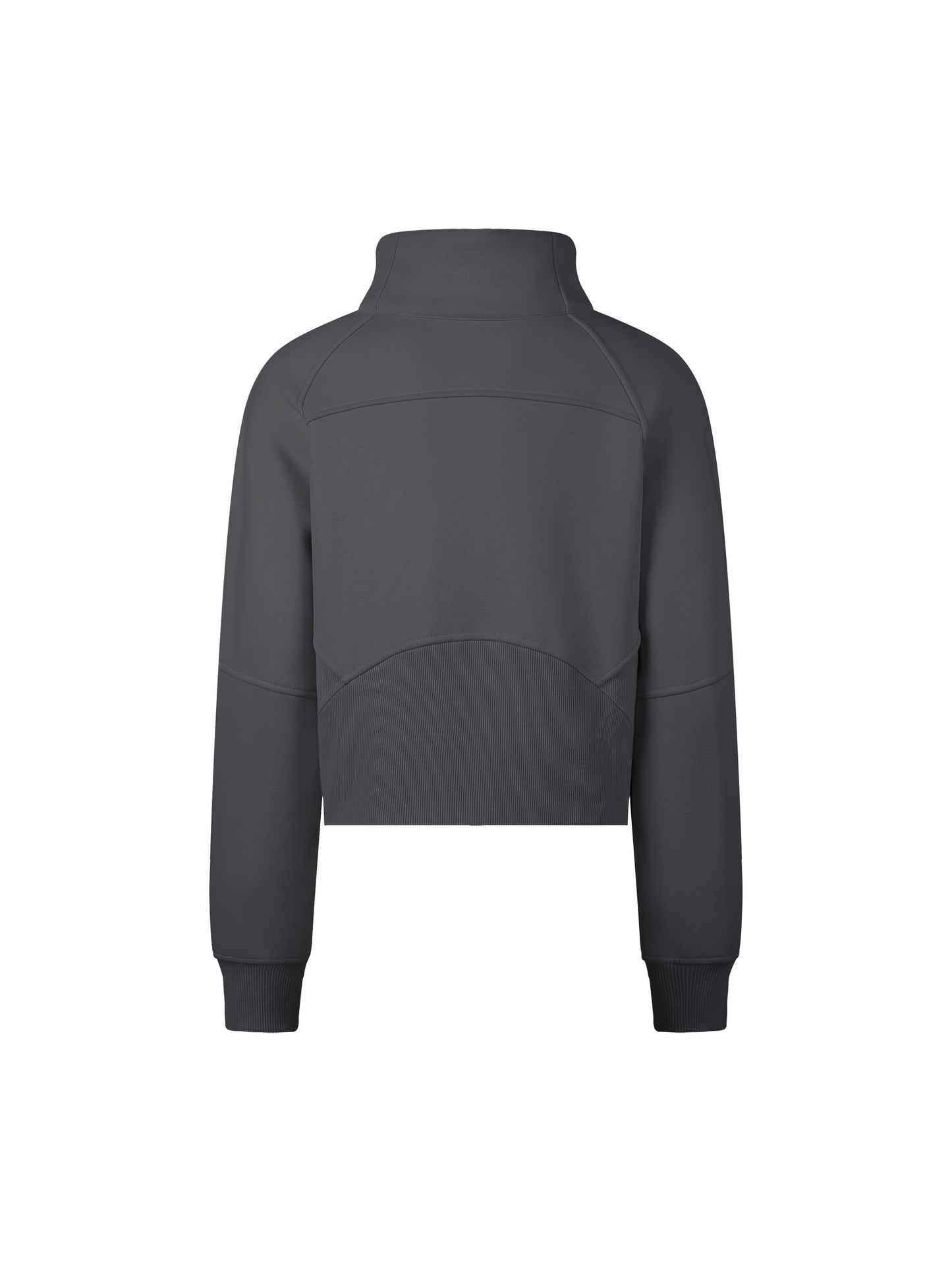 Half-Zip Cropped Sweatshirt
