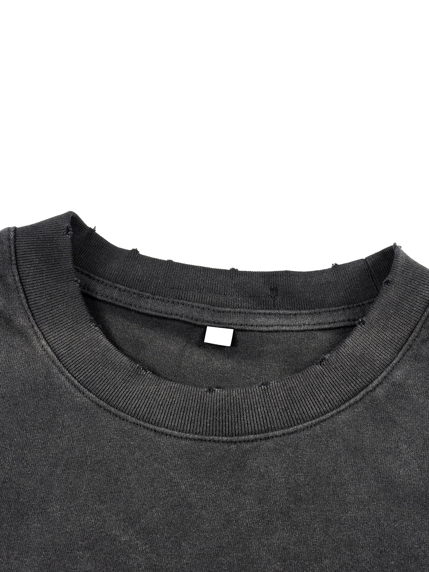 Sunfade Frayed Faux Two-Piece