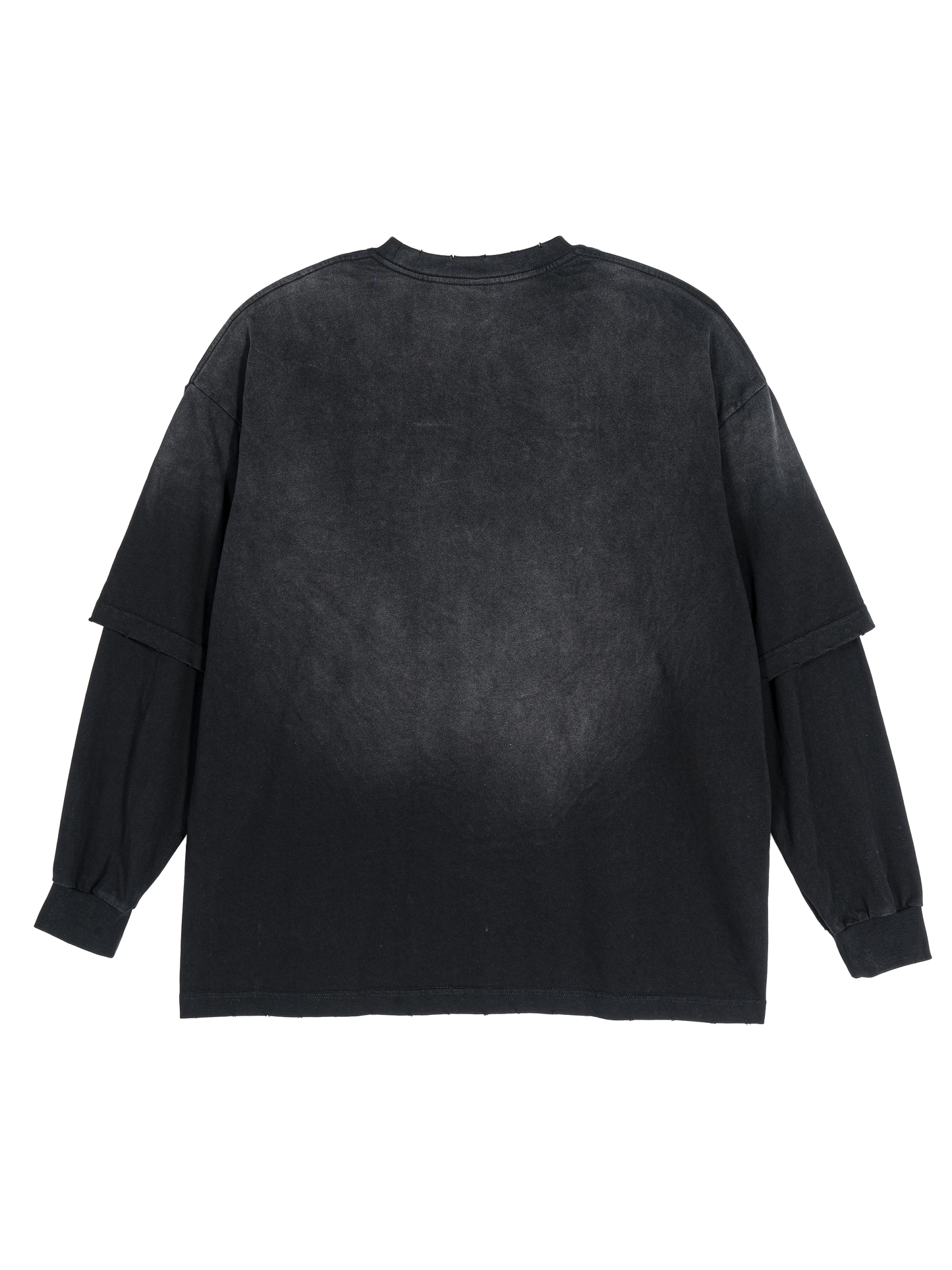 Sunfade Frayed Faux Two-Piece