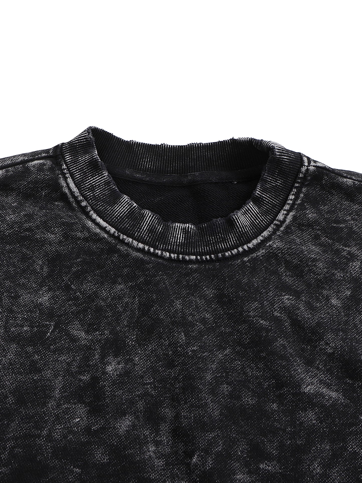Hand-Frayed Sweatshirt