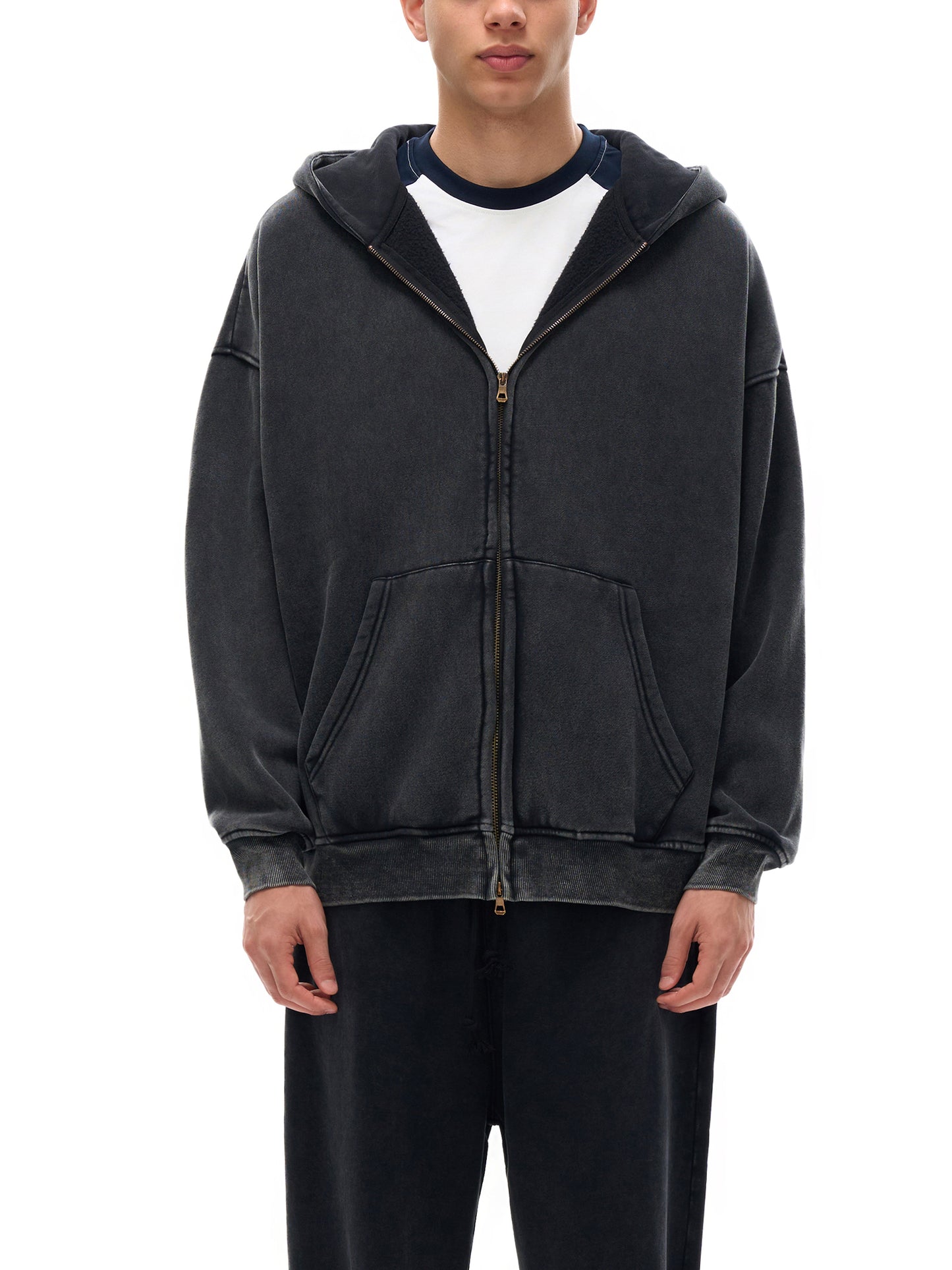 Zip Fleece Hoodie