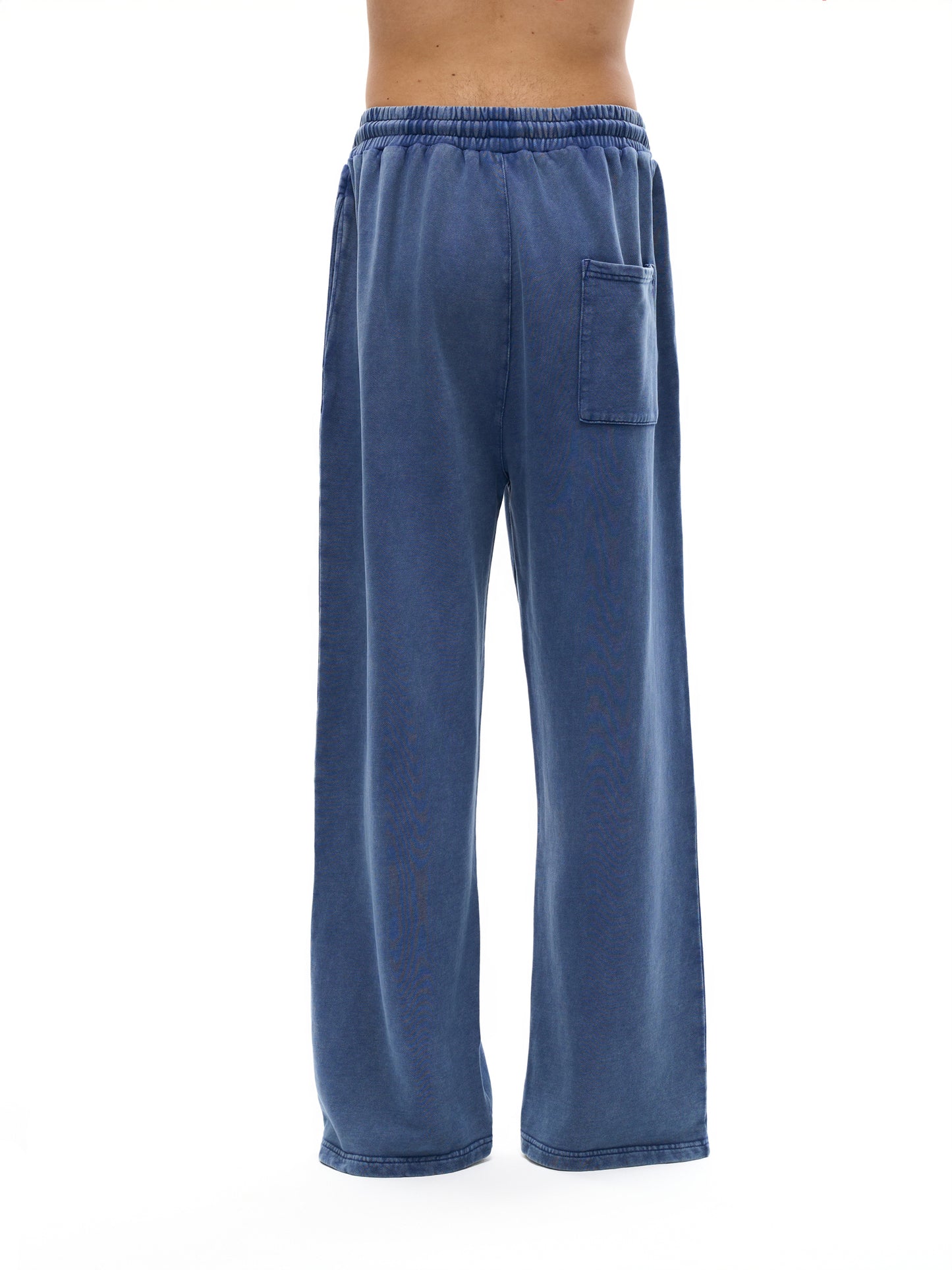 Snow Washed Straight Leg Pants