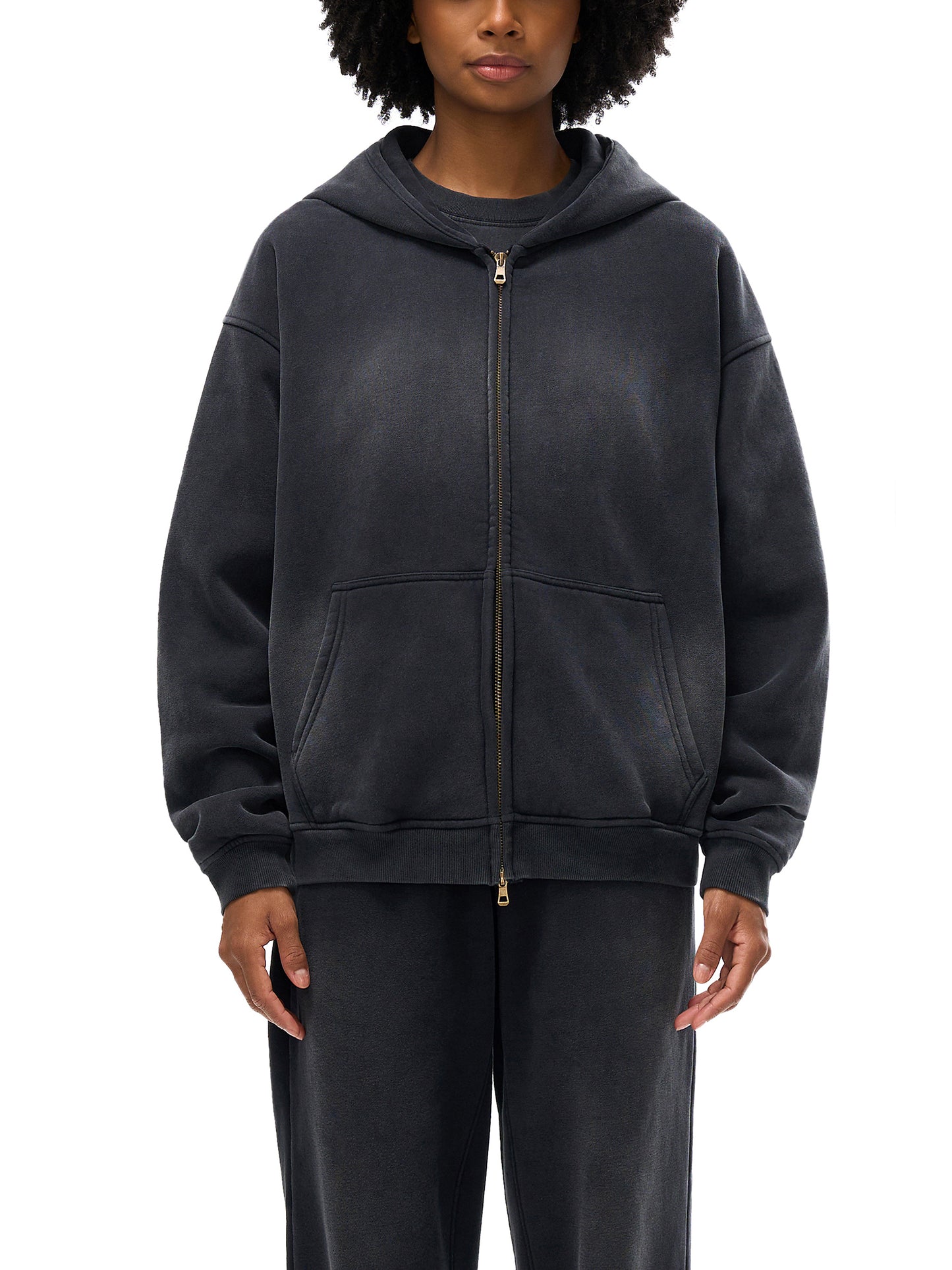 Sunfade Zip Fleece Hoodie