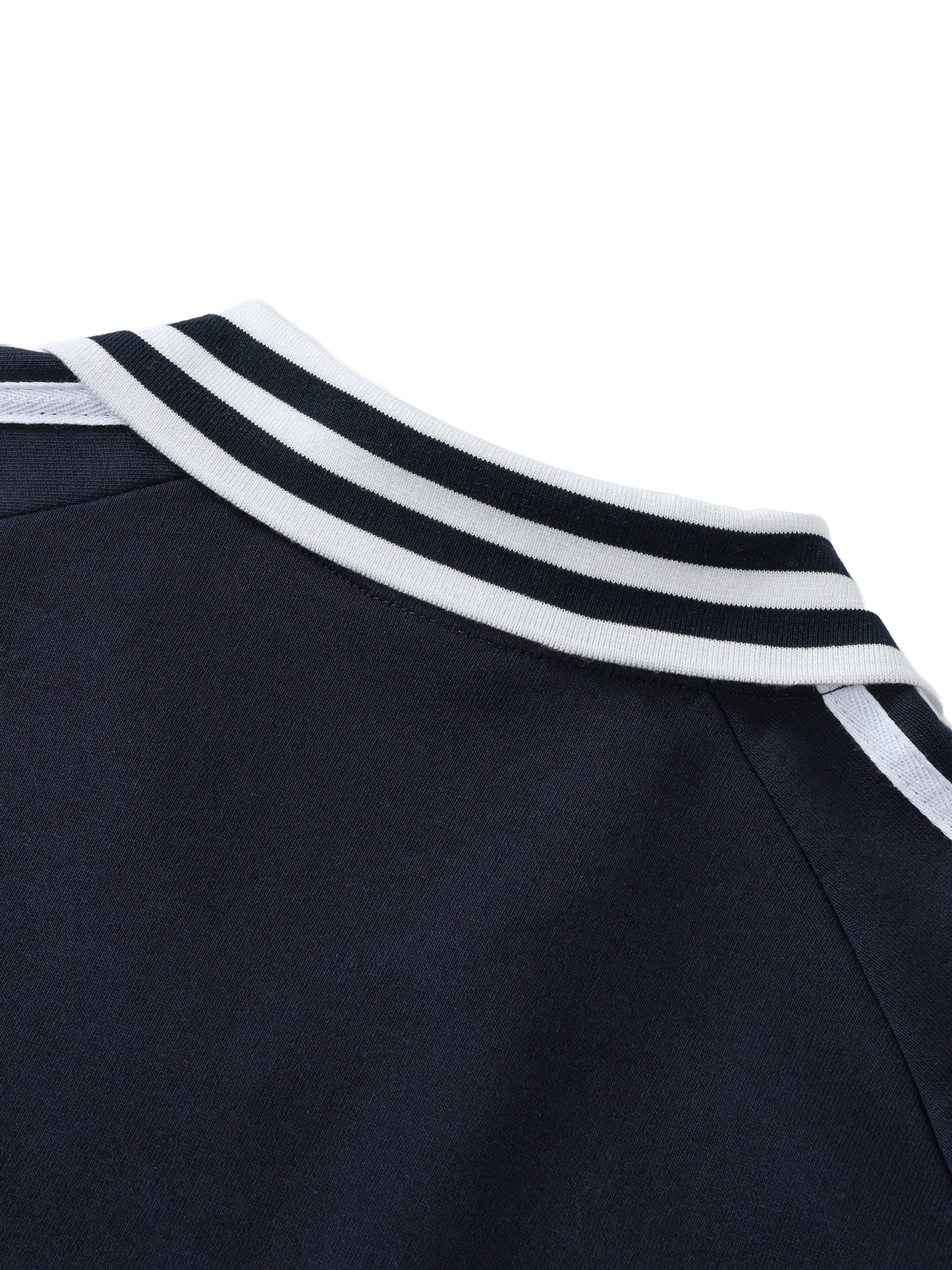 Striped Collar Sweatshirt
