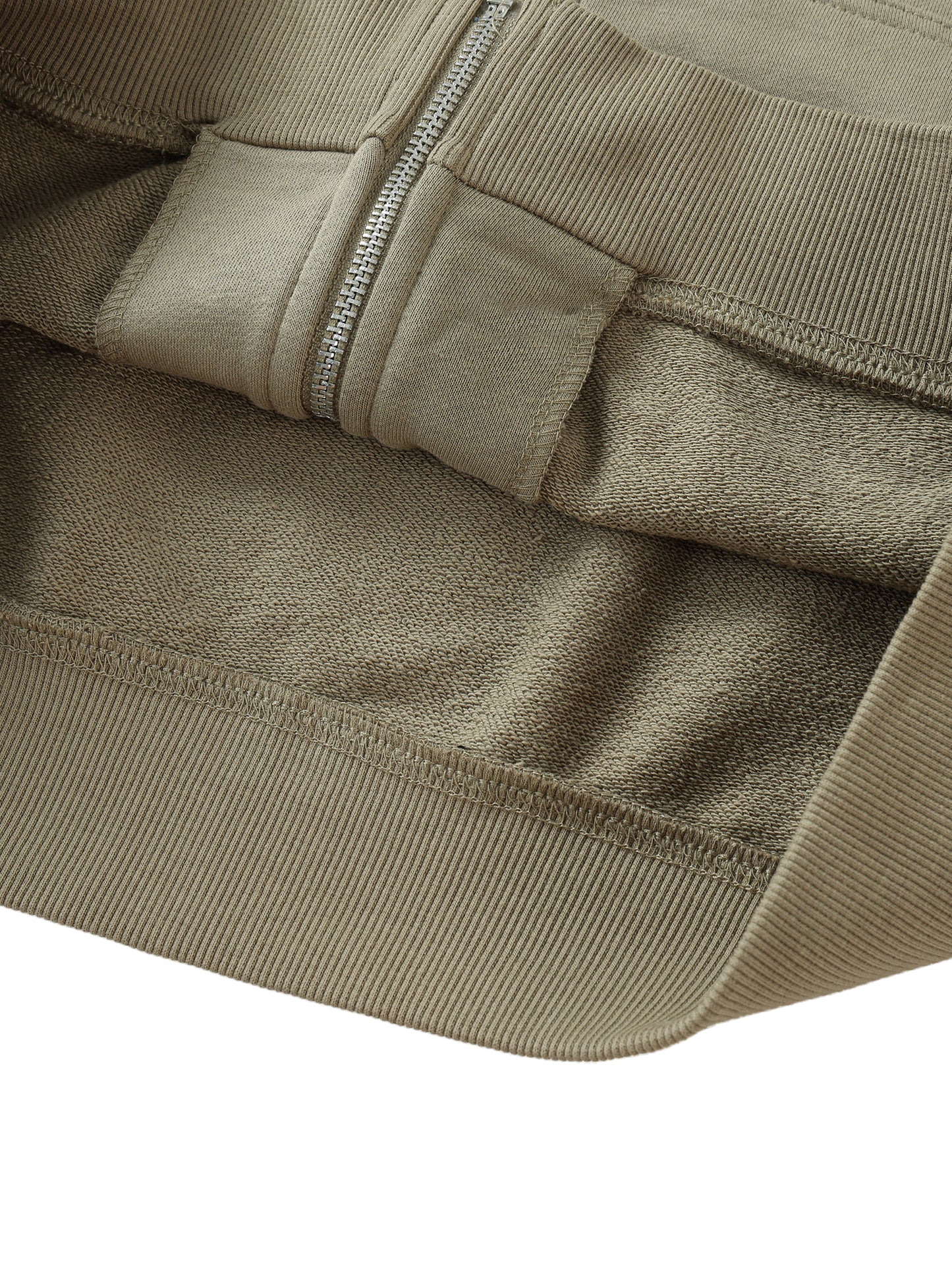 Drop Zip Up Hoodie