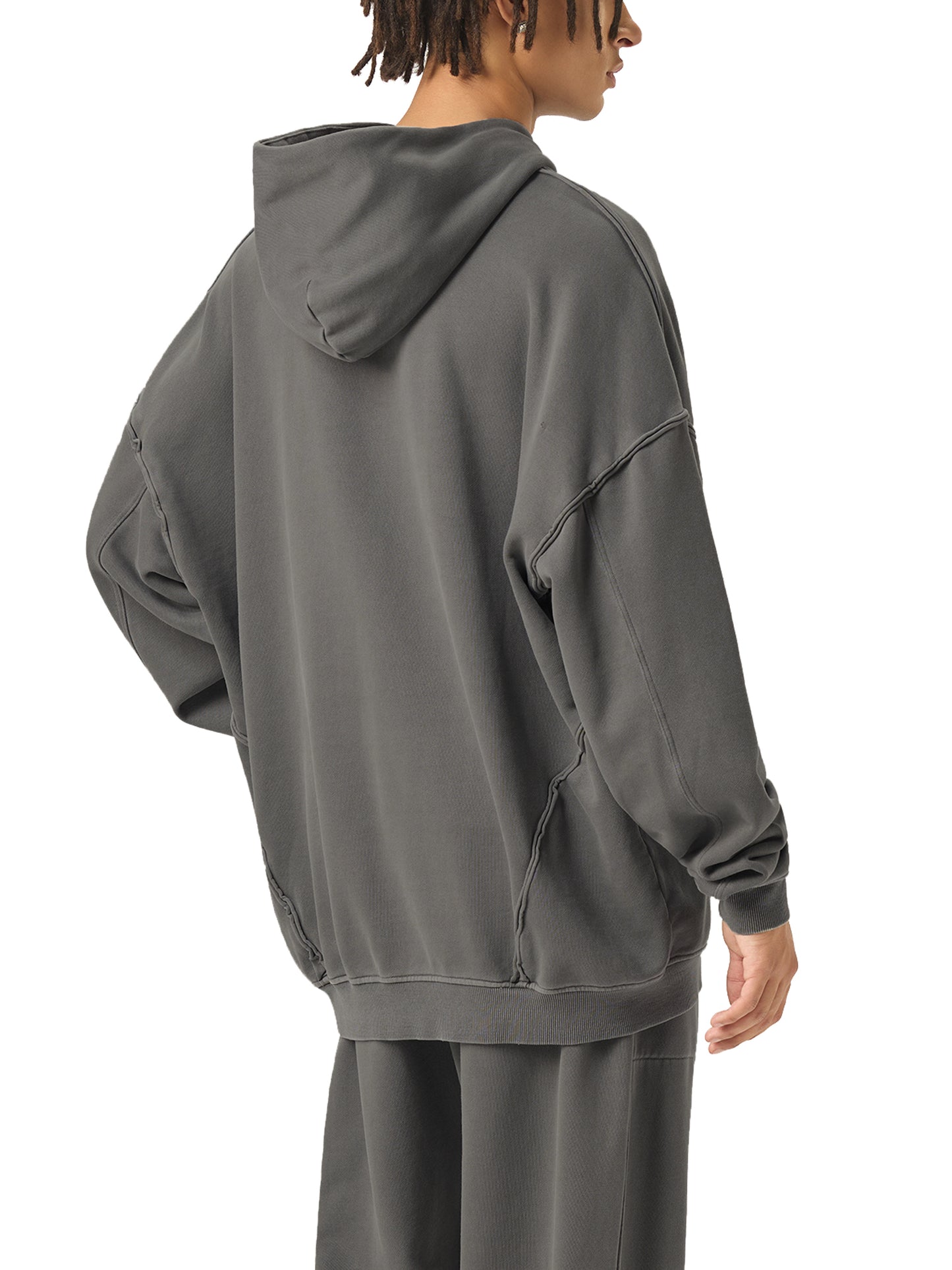 Raw-Seam Hoodie