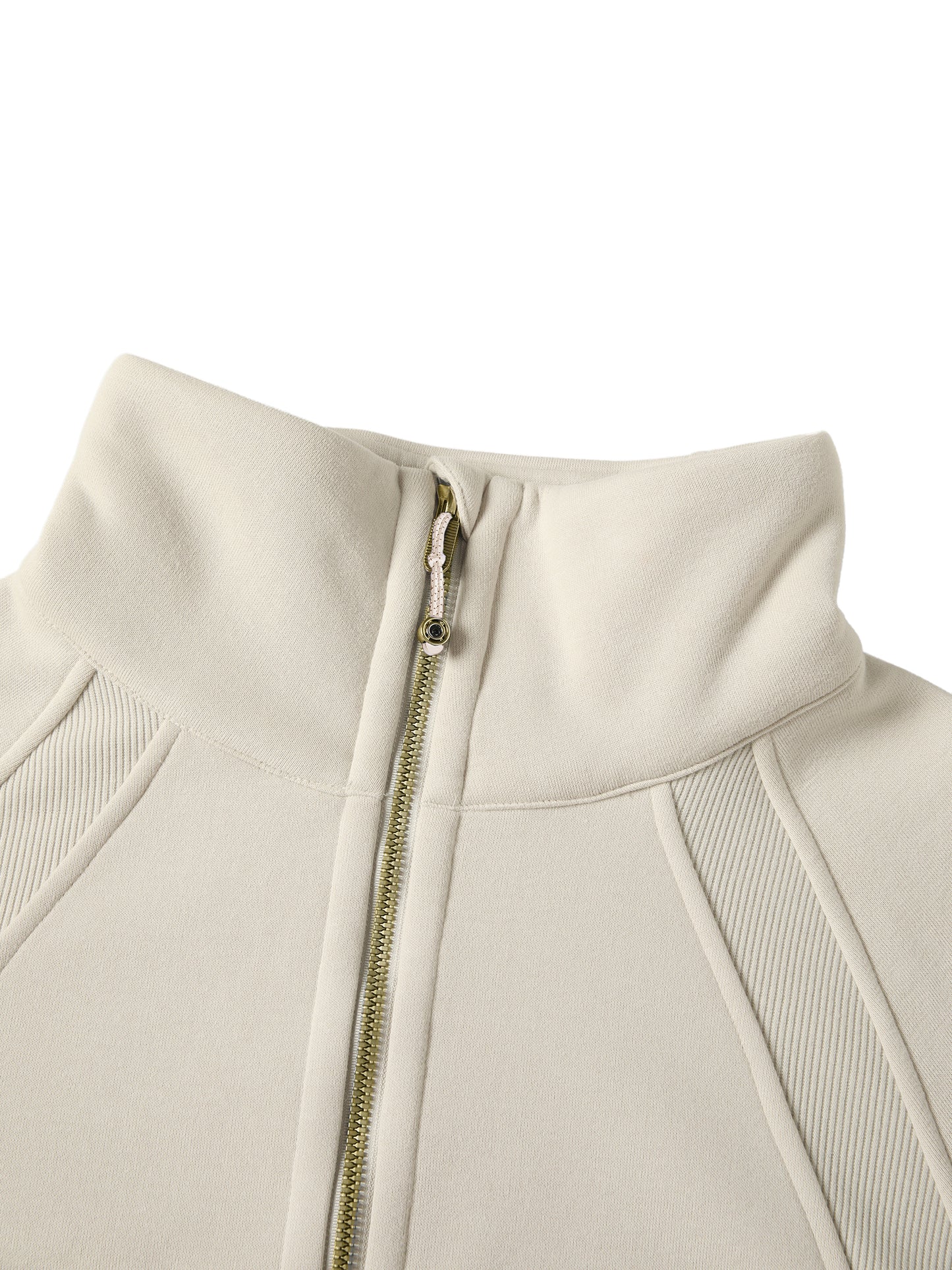 Half-Zip Cropped Sweatshirt