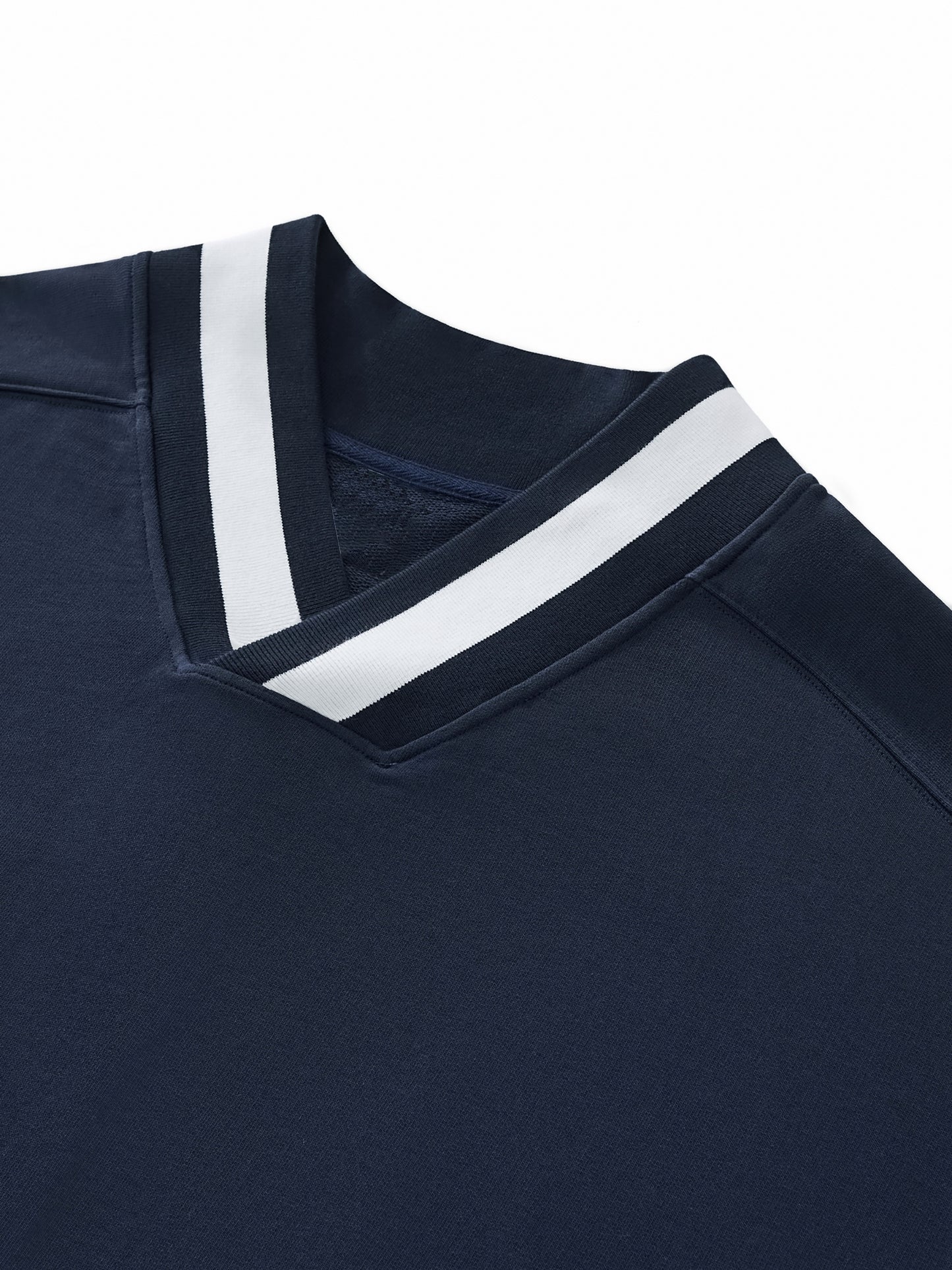V-Neck Collar Sweatshirt