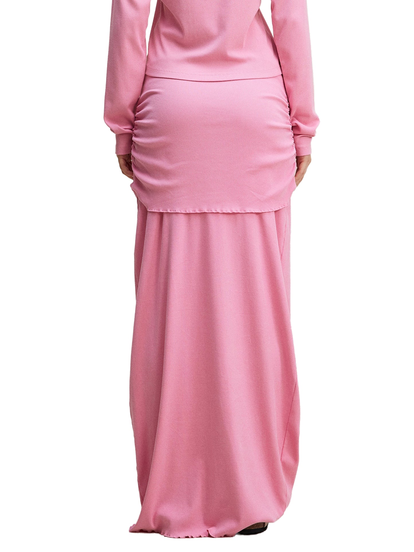 Straight Hip Slim Maxi Skirt