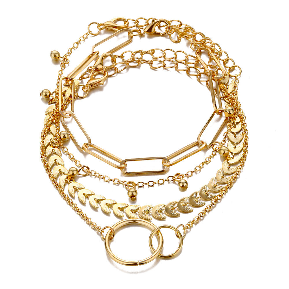 Ladies Vintage Twist Chain Bracelet