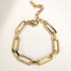 Square chain bracelet