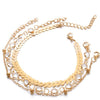 Multilayer Popular Crystal Beach Anklet