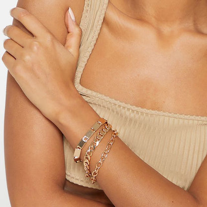 Retro Punk Chain Bracelet