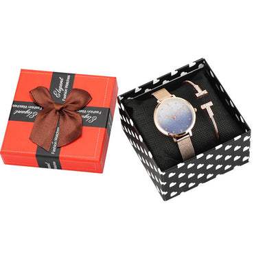 Ladies Quartz Watch Set