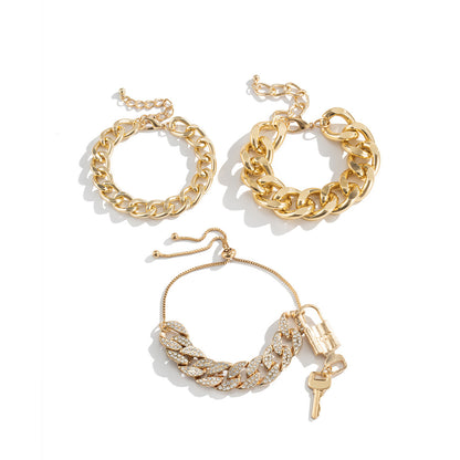 Cuban Chain Set Bracelet