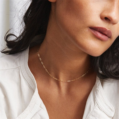 Paperclip Chain Necklace