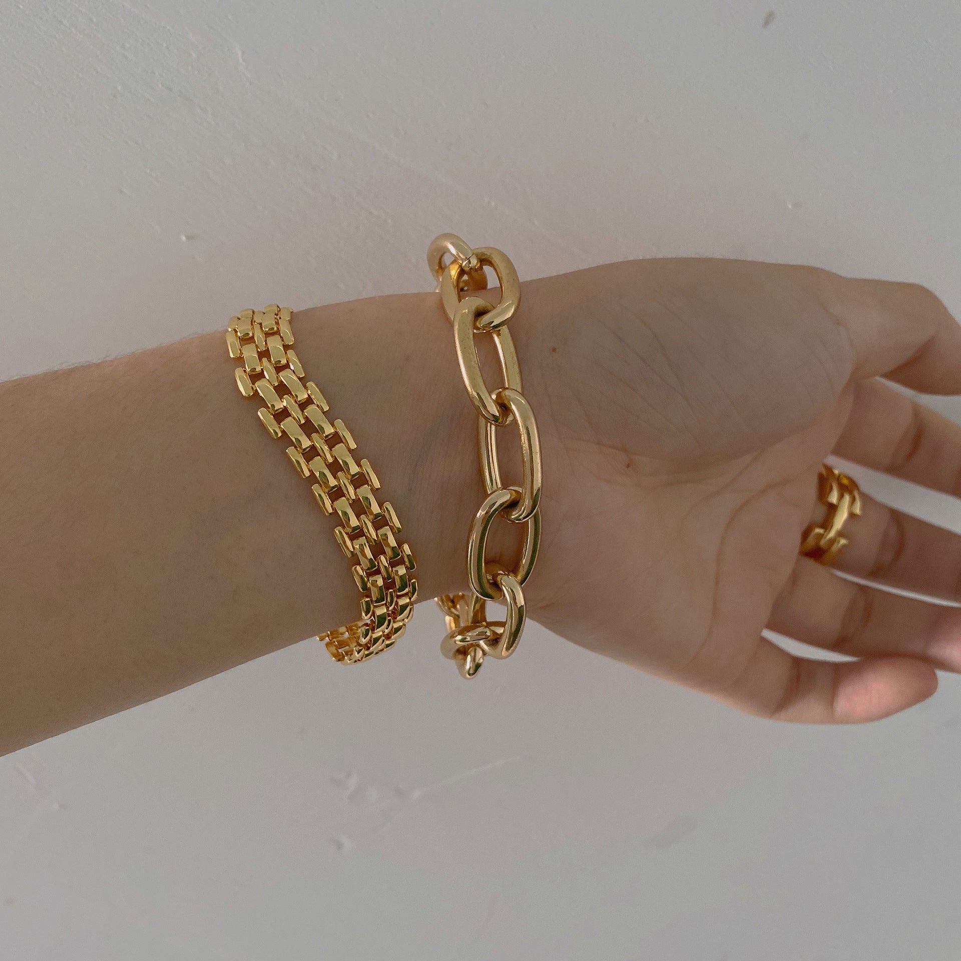 Vintage clavicle chain bracelet