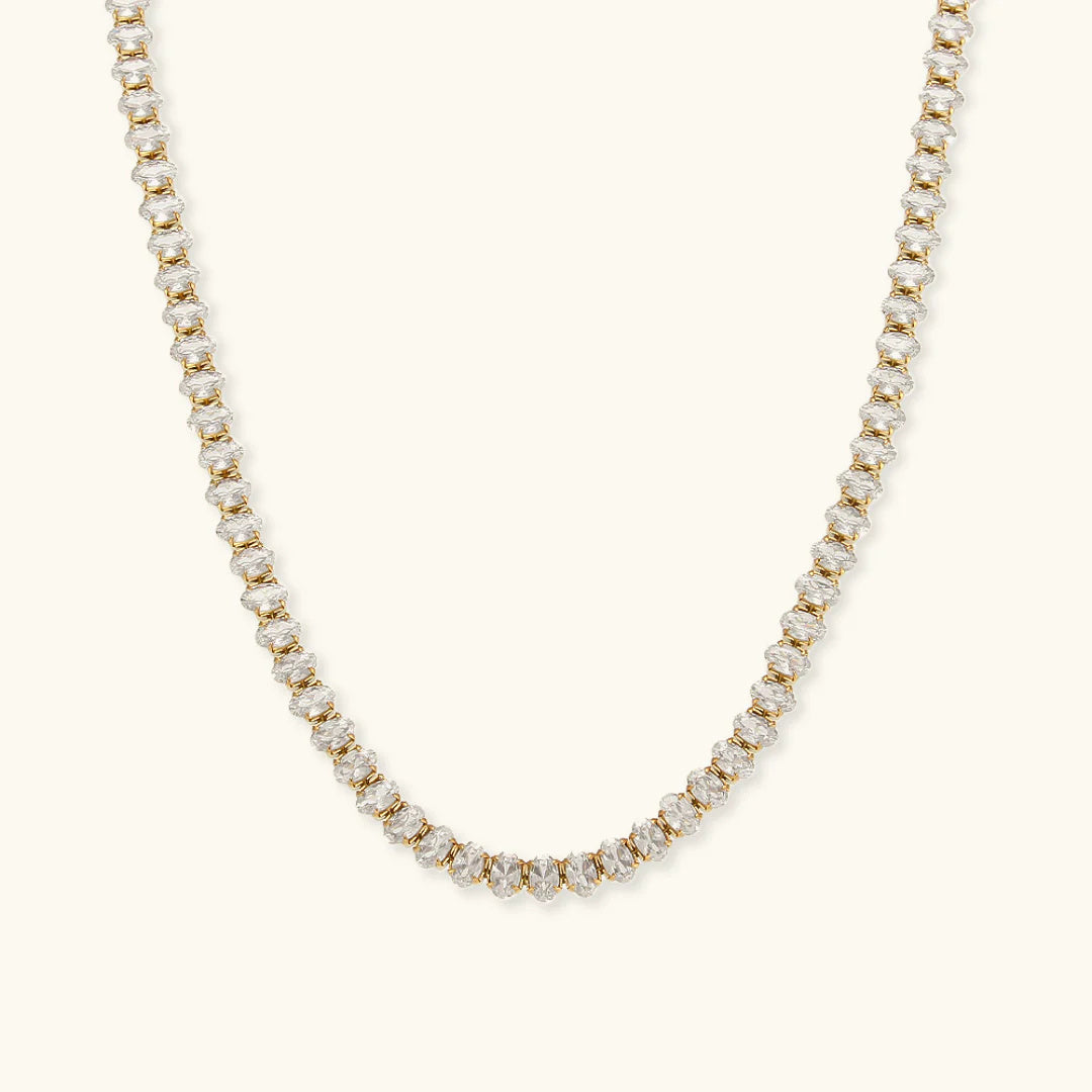 Wisteria Diamond Tennis Necklace