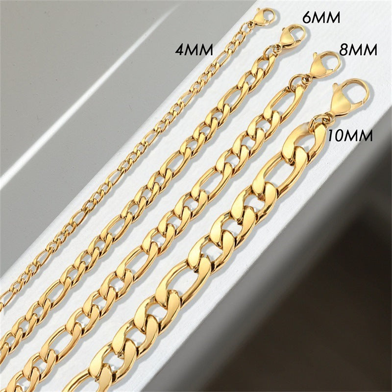 Women's Stainless Steel Plating Chain Bracelet